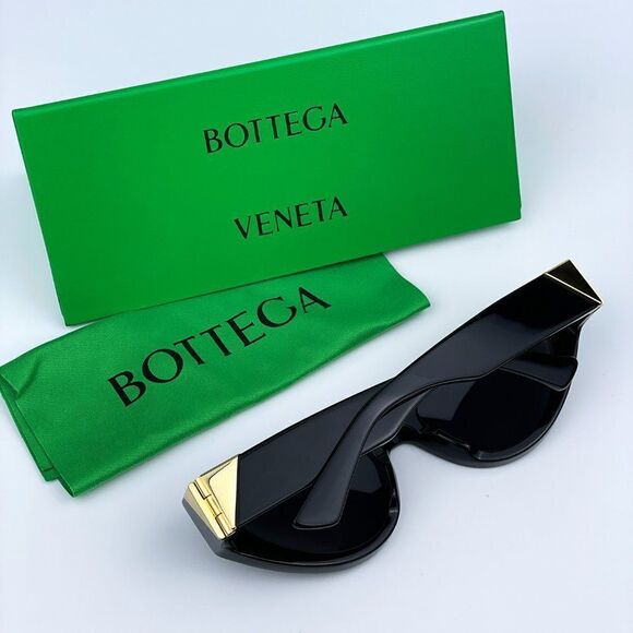 SALE! NEW Bottega Veneta BV1176S 001 Black Grey Cat Eye Women Sunglasses main image 4